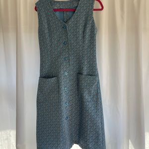 Vintage polyester 70s dress